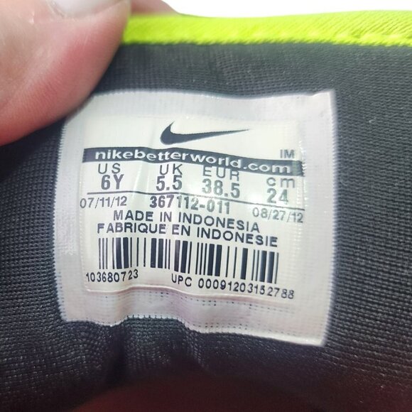 NIKE Sweet Classic High Glossy Black Patent Leather Size 6Y Youth #367112-01 - Picture 13 of 13